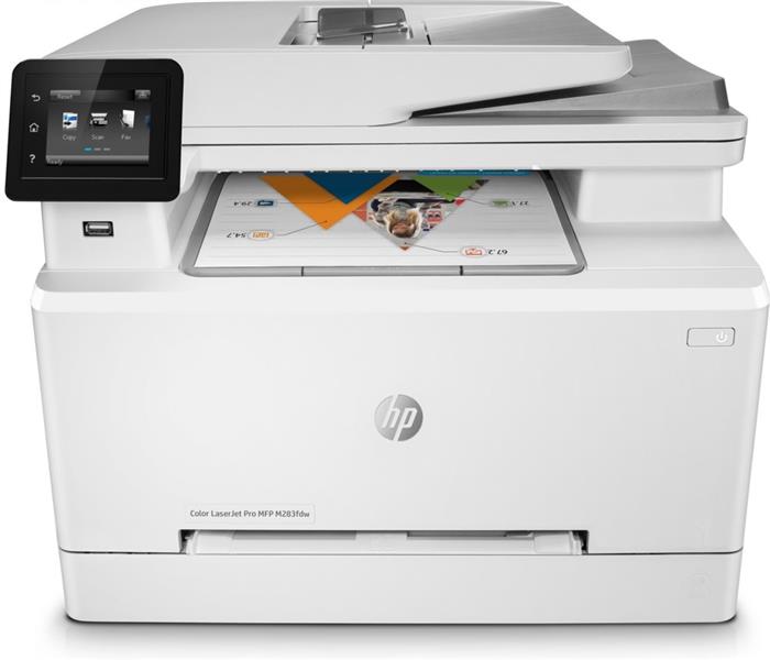 HP Color LaserJet Pro MFP M283fdw, Printen, kopiëren, scannen, faxen, Printen via USB-poort aan voorzijde; Scannen naar e-mail; Dubbelzijdig printen; 