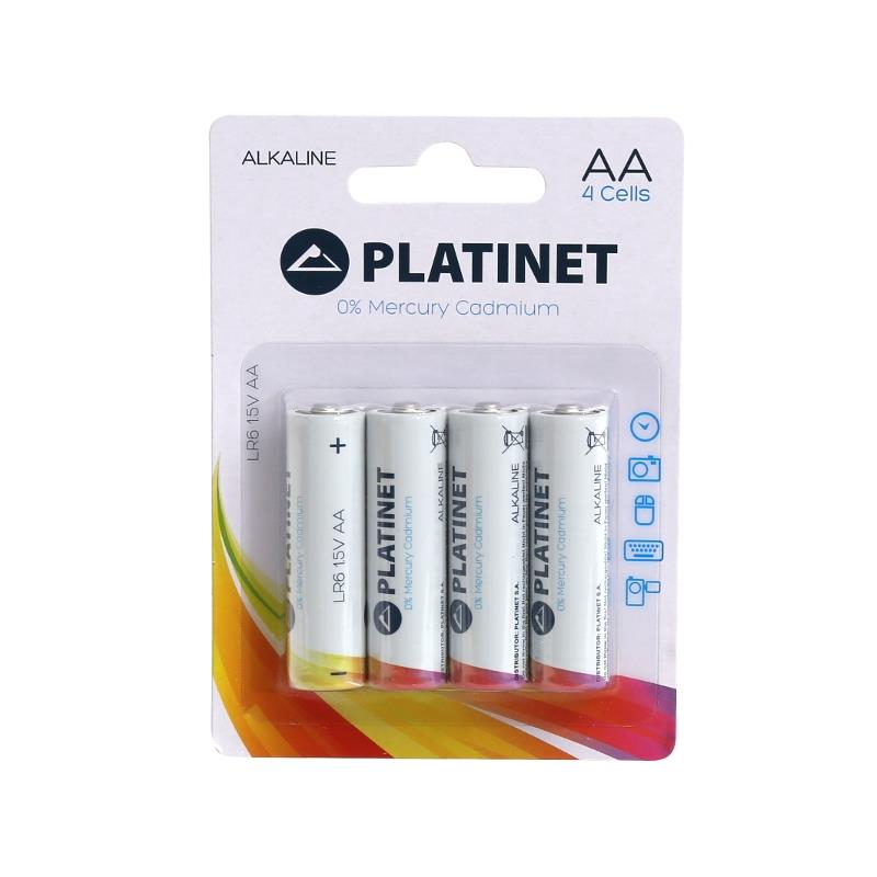 Platinet PMBLR064B huishoudelijke batterij Wegwerpbatterij AA Alkaline