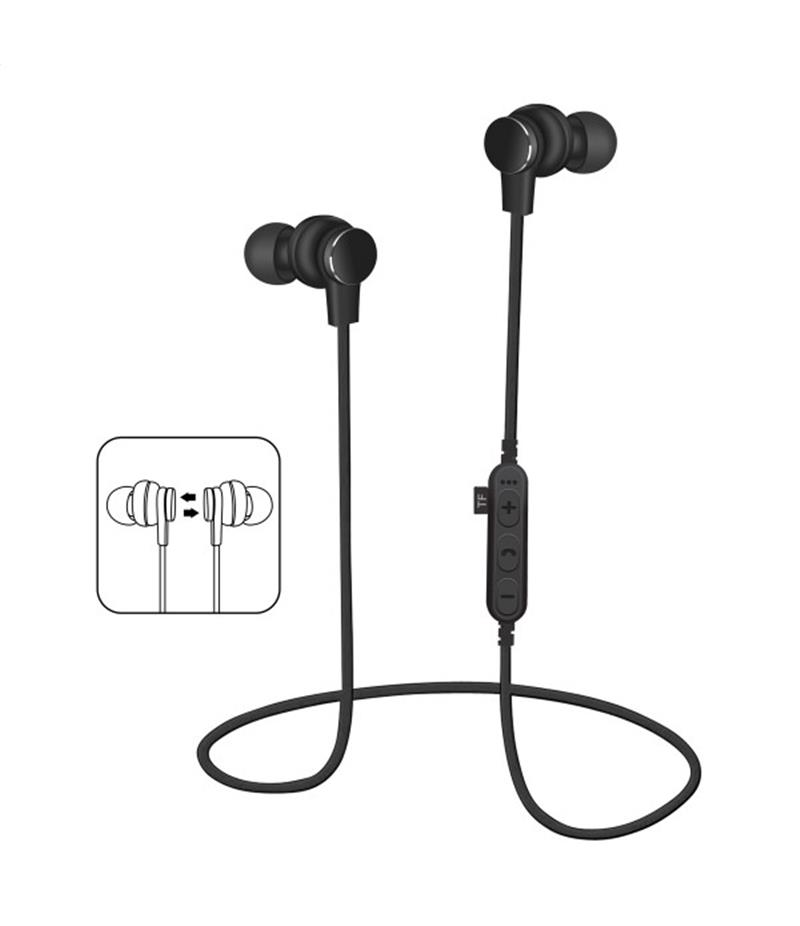 Platinet PM1061B hoofdtelefoon/headset Draadloos In-ear Oproepen/muziek Bluetooth Zwart