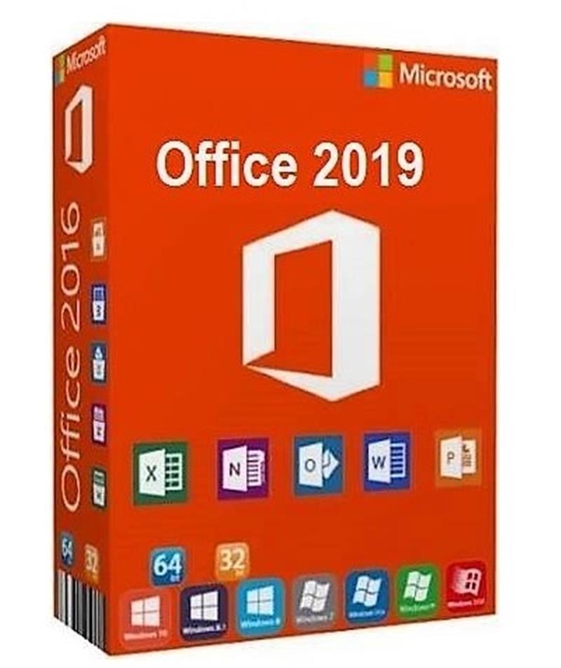 Microsoft Office Professional Plus 2019 ESD pre-owned no case no media 1 User Word Excel Powerpoint OneNote Outlook Publisher Acces Skype for Business