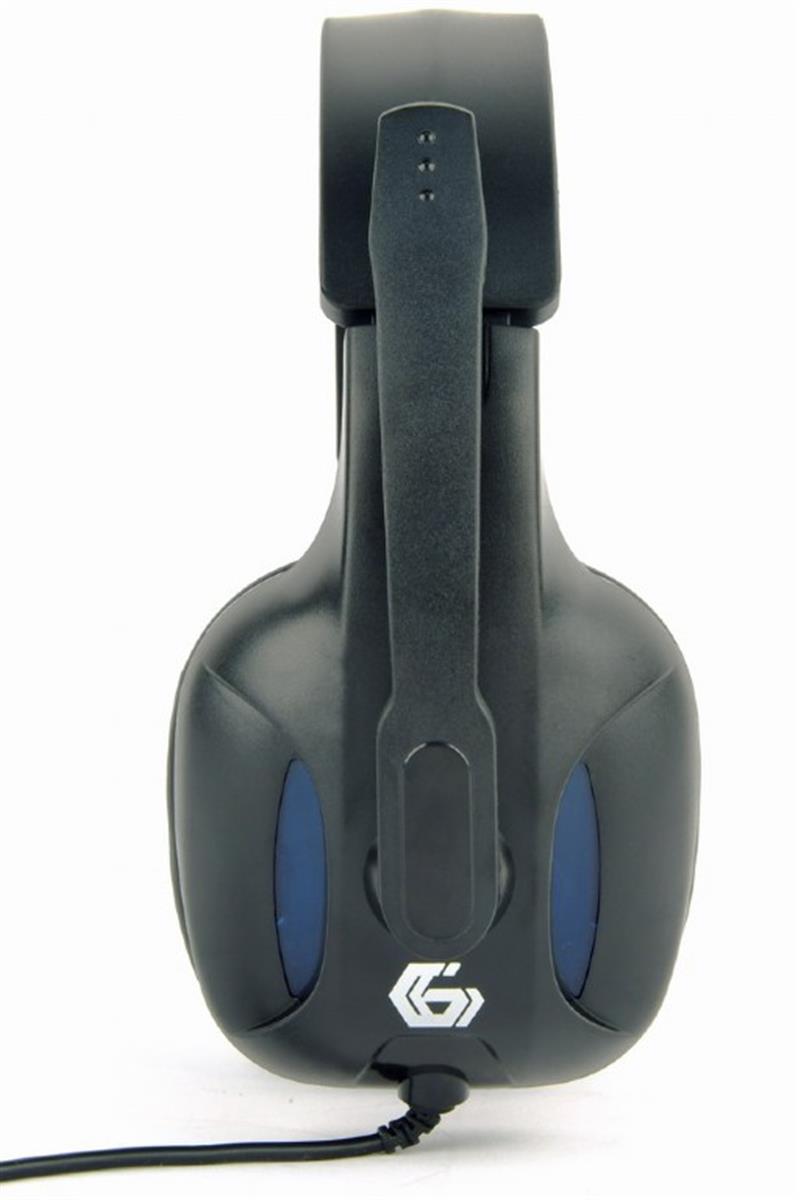 Gembird Gaming Headset comfortable pasvorm 2 meter kabel 40mm driver - 20-20 000 Hz - 95dB microfoon: 20-16 000 Hz - -40 dB