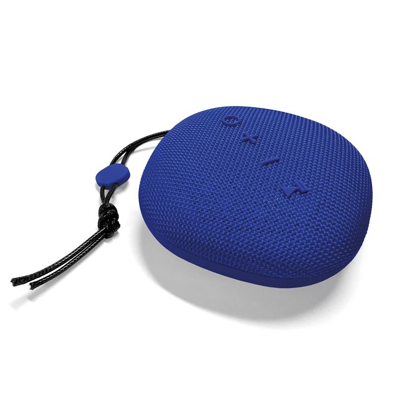 Platinet Outdoor wireless Speaker IPX5 waterproof 6W cardreader Bluetooth v5 EDR 1500mAh accu 243g BLAUW