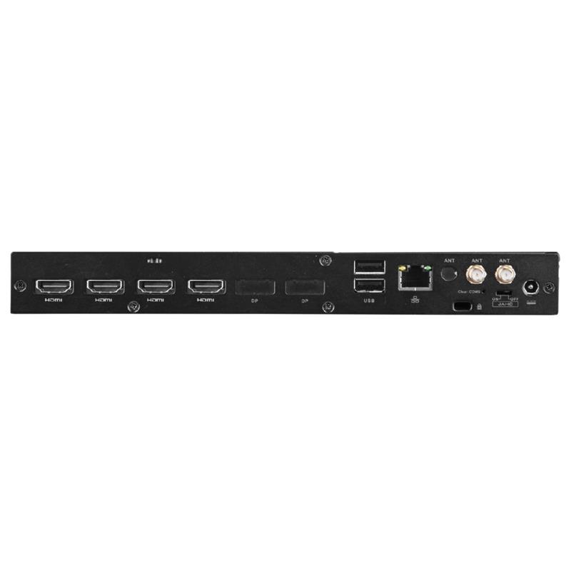 Giada MiniPC barebone AMD Ryzen V1807B 4C 8T Vega 11 4 x HDMI 2 0 EDID 2 x DDR4 2400 SO-DIMM 1 x 2 5 SATA 1 x M 2 SSD slot 1 x M2 Wifi slot 1 x GigaBi