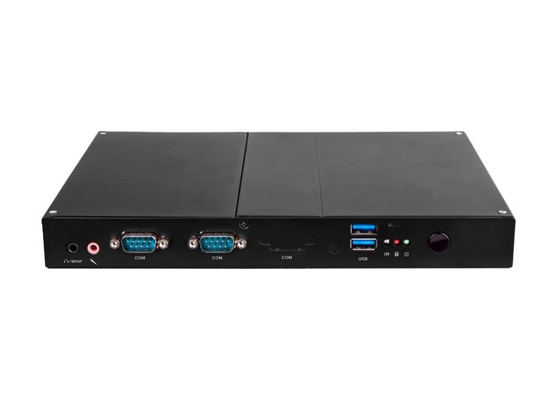 Giada MiniPC barebone AMD Ryzen V1807B 4C 8T Vega 11 4 x HDMI 2 0 EDID 2 x DDR4 2400 SO-DIMM 1 x 2 5 SATA 1 x M 2 SSD slot 1 x M2 Wifi slot 1 x GigaBi
