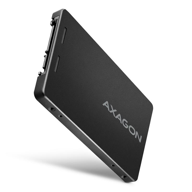 AXAGON SATA - M 2 SSD SATA up to 80mm SSD ALU body black
