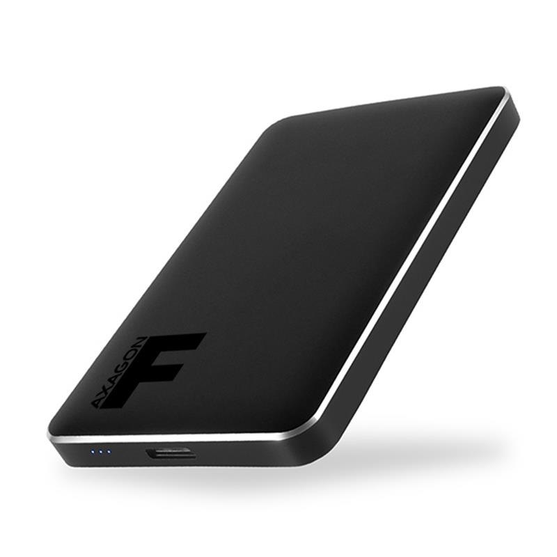 AXAGON USB3 0 - SATA 6G 2 5 External SCREWLESS ALU Box Black