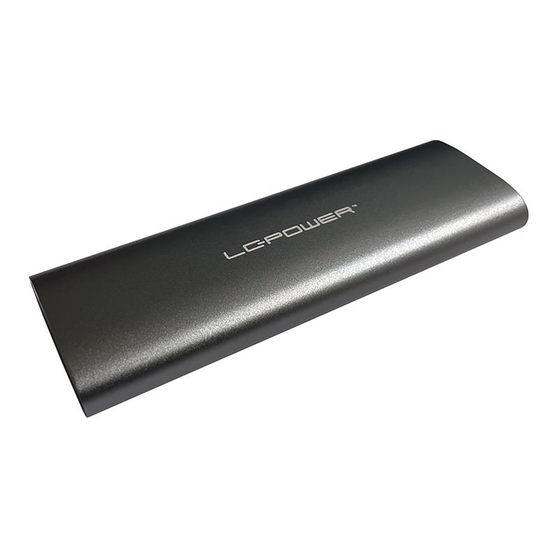 LC-Power LC-M2-C-MULTI-2 M 2 SSD enclosure NVMe SATA USB 3 2 Gen 2x1 anthracite