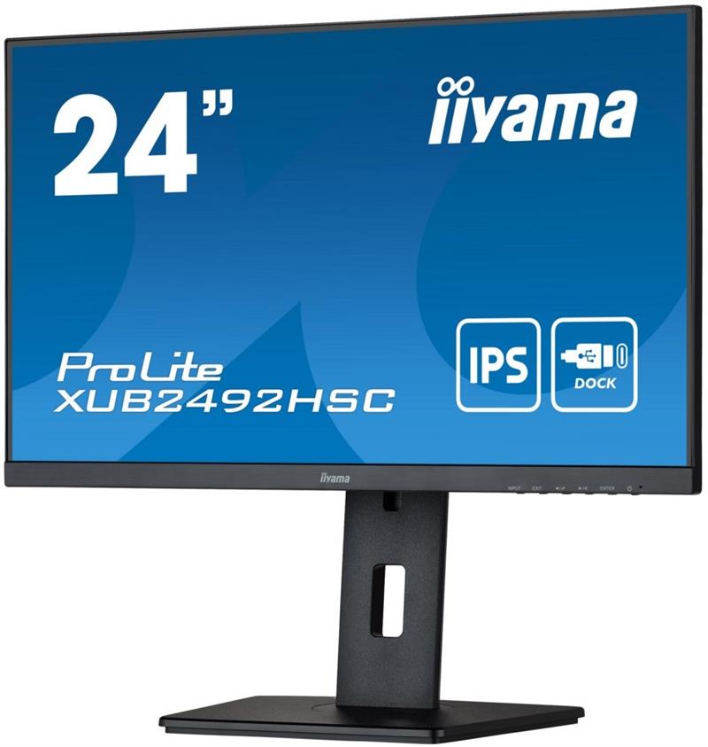 iiyama ProLite XUB2492HSC-B5 LED display 61 cm (24"") 1920 x 1080 Pixels Full HD Zwart