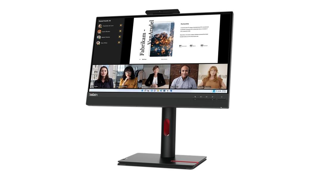 Lenovo ThinkCentre Tiny-In-One 22 LED display 54,6 cm (21.5"") 1920 x 1080 Pixels Full HD Zwart