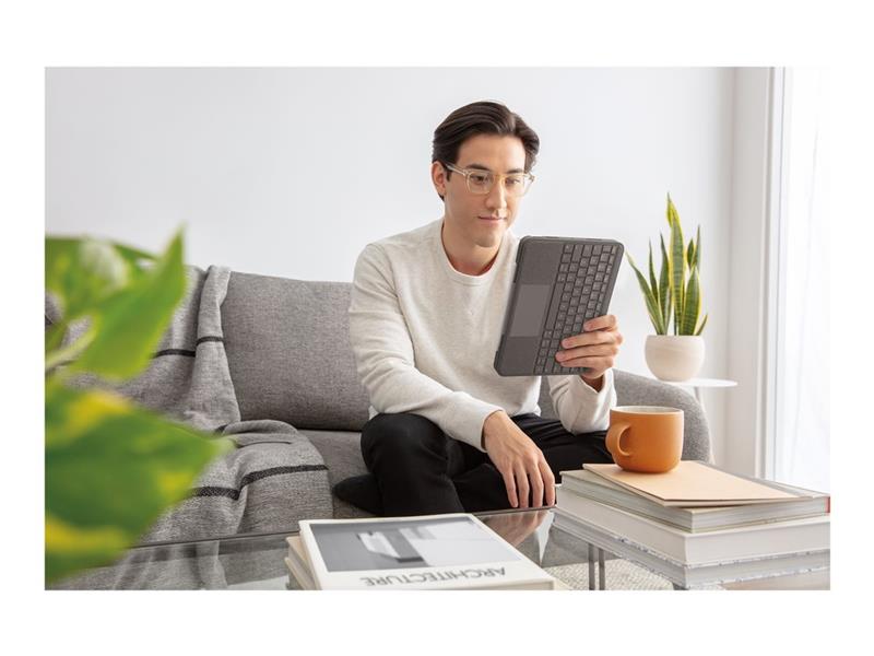 Logitech Folio Touch Grijs Smart Connector US International
