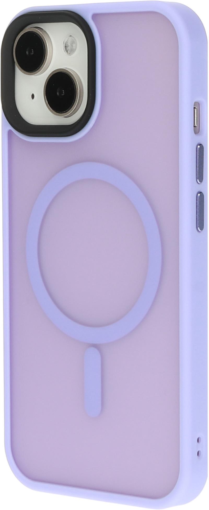 Mobiparts Hardcover Apple iPhone 15 Satin Lila (Magsafe Compatible)