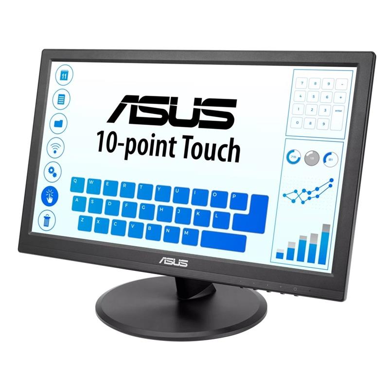 ASUS VT168HR 39,6 cm (15.6"") 1366 x 768 Pixels Multi-touch Zwart