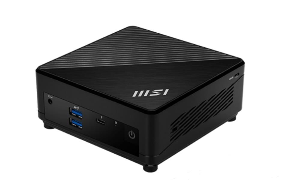 MSI Cubi 12M-005EU i3-1215U mini PC Intel® Core™ i3 8 GB DDR4-SDRAM 256 GB SSD Windows 11 Home Zwart