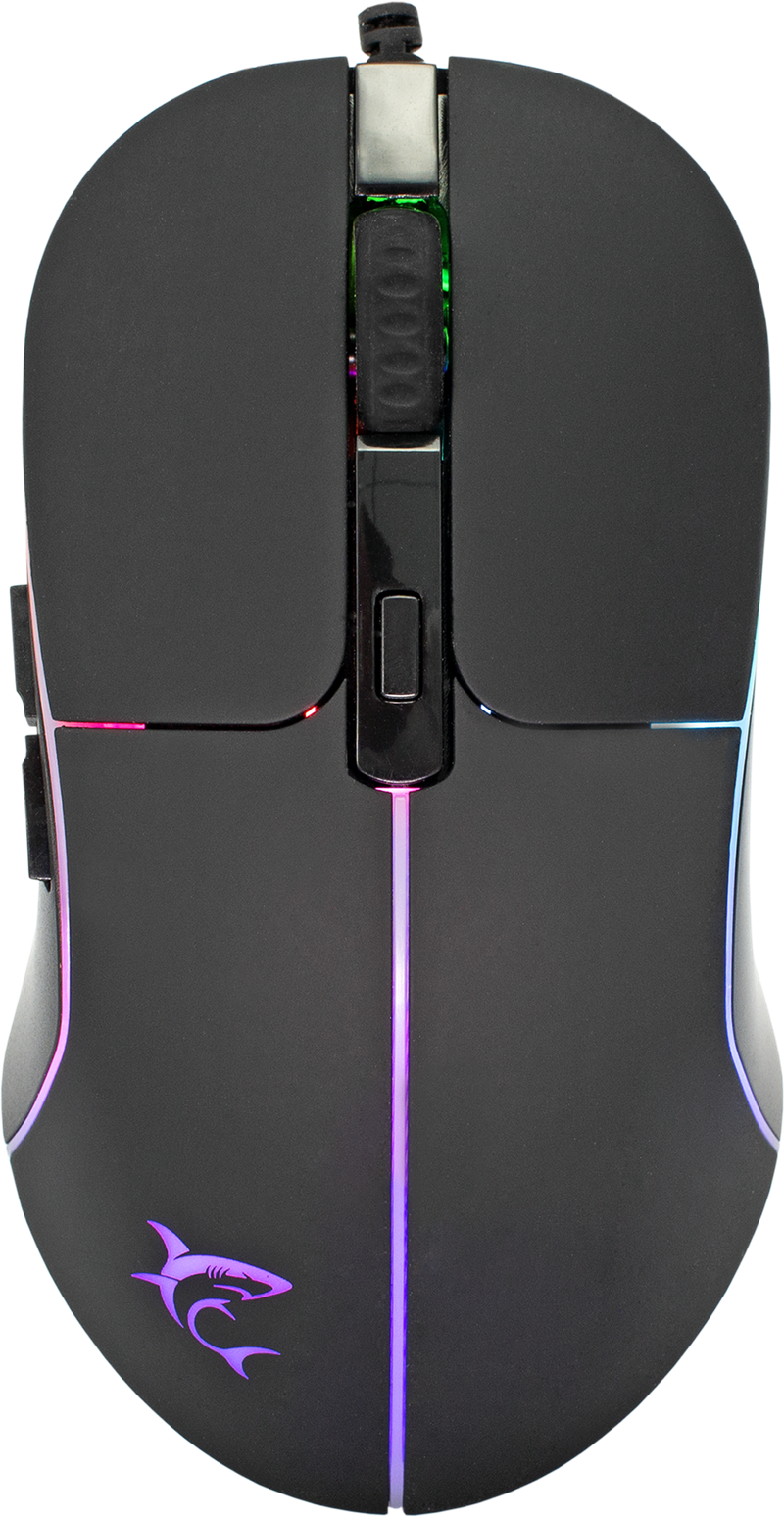 GM-5010 WARLOCK Gaming muis met RGB en 6400 dpi - Zwart