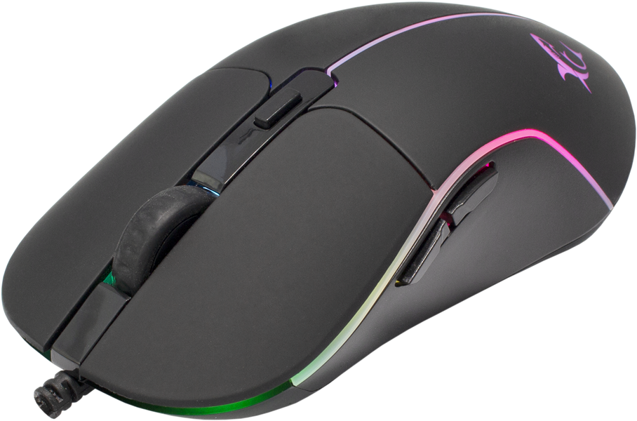 GM-5010 WARLOCK Gaming muis met RGB en 6400 dpi - Zwart