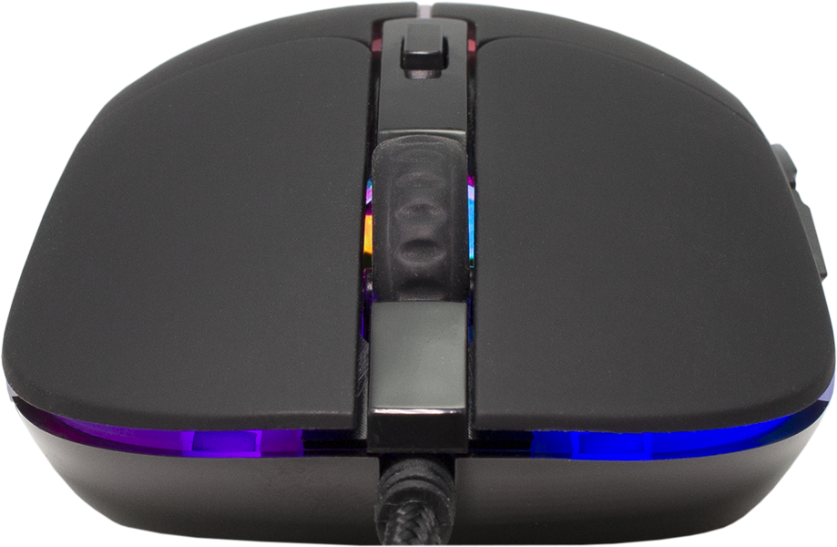 GM-5010 WARLOCK Gaming muis met RGB en 6400 dpi - Zwart