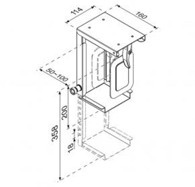 Neomounts cpu houder