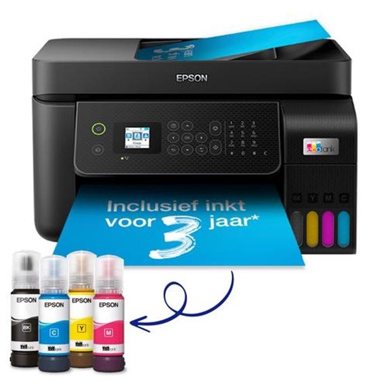 Epson EcoTank ET-4800 A4 multifunctionele Wi-Fi-printer met inkttank inclusief tot 3 jaar inkt