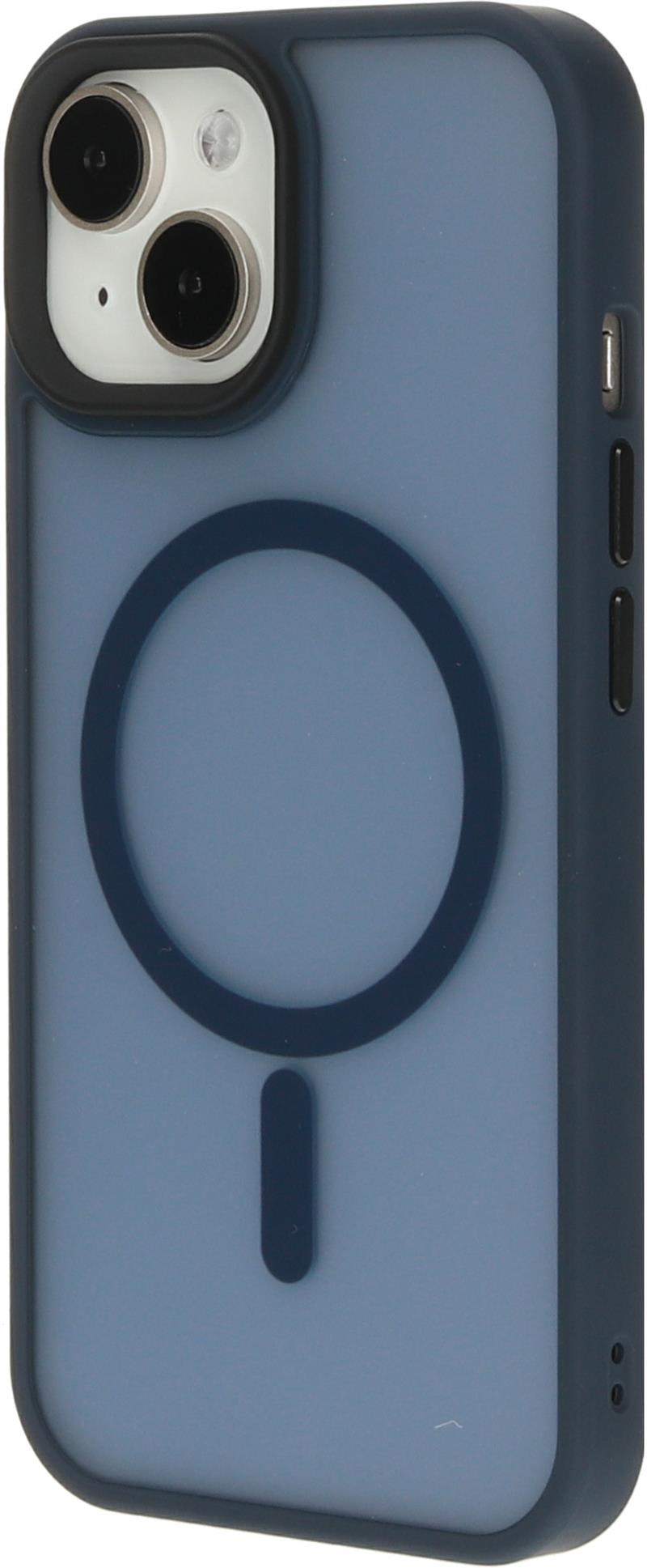Mobiparts Hardcover Apple iPhone 15 Satin Blue (Magsafe Compatible)
