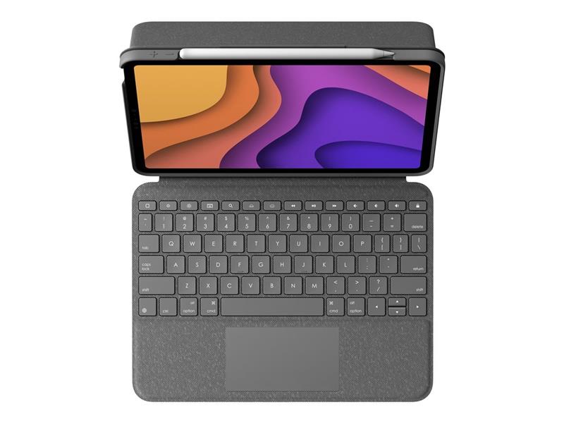 Logitech Folio Touch Grijs Smart Connector US International