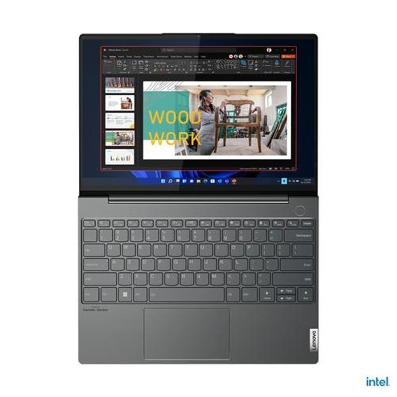 Lenovo ThinkBook 13x i5-1235U Notebook 33,8 cm (13.3"") WQXGA Intel® Core™ i5 16 GB LPDDR5-SDRAM 512 GB SSD Wi-Fi 6E (802.11ax) Windows 11 Pro Grijs