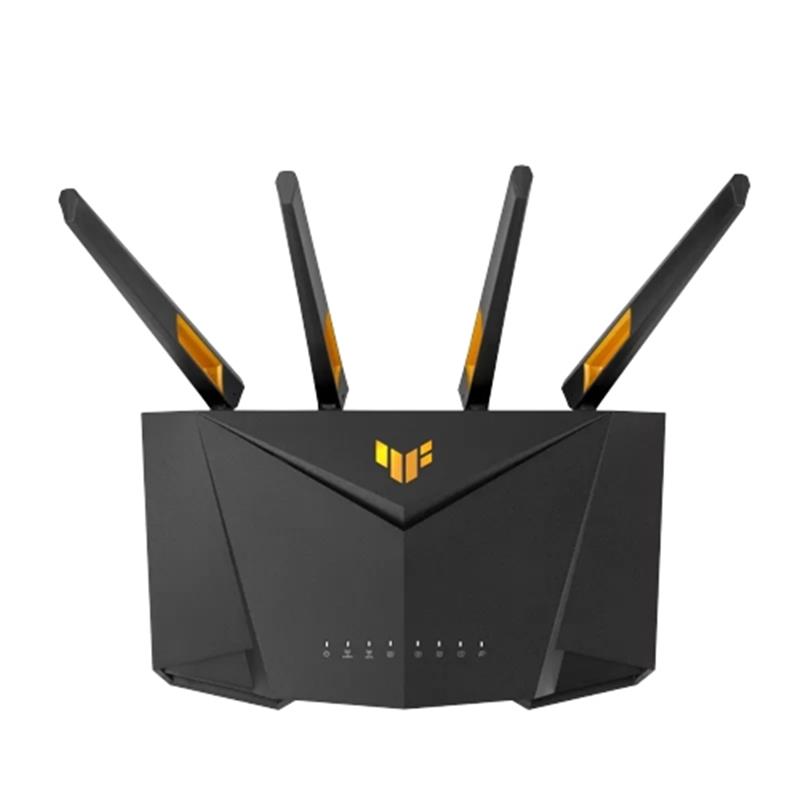 ASUS TUF Gaming AX3000 V2 draadloze router Gigabit Ethernet Dual-band (2.4 GHz / 5 GHz) Zwart, Oranje