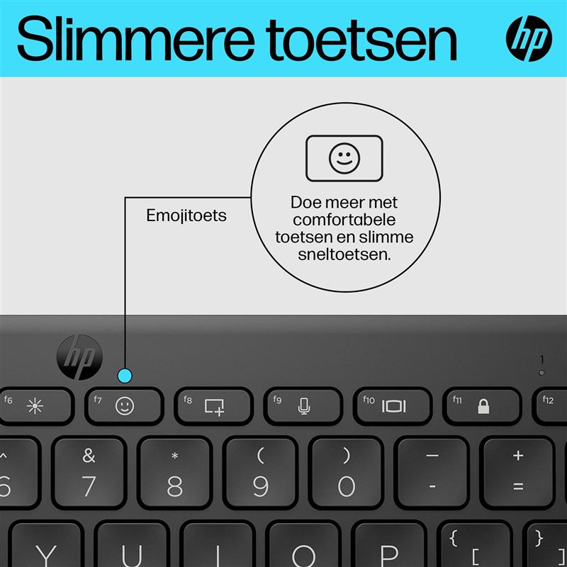 HP 350 Compact Multi-Device Bluetooth Keyboard