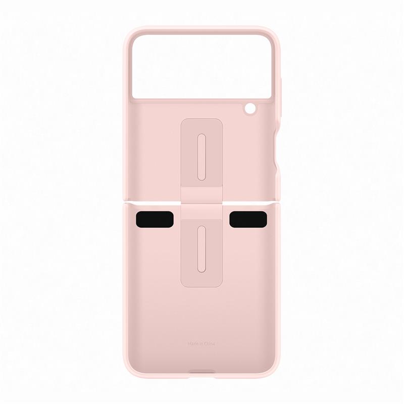  Samsung Silicone Cover with Ring Galaxy Z Flip4 Pink