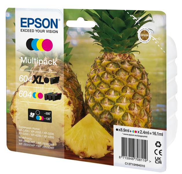EPSON Multipack 4colours 604 XL Black