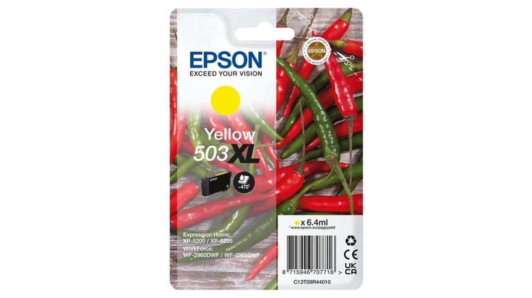 Epson 503XL inktcartridge 1 stuk(s) Origineel Hoog (XL) rendement Geel