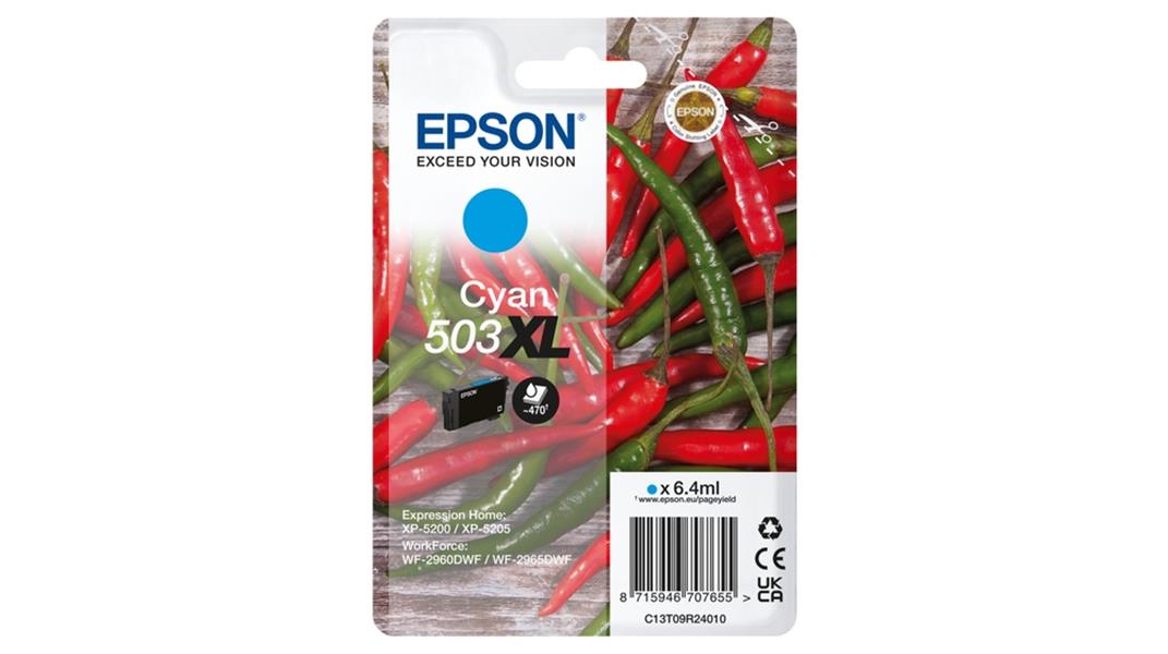 Epson 503XL inktcartridge 1 stuk(s) Compatibel Hoog (XL) rendement Cyaan