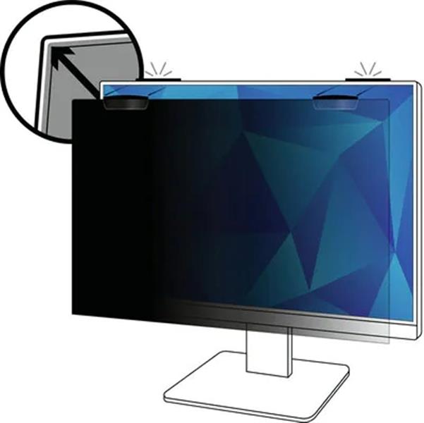 3M Privacy Filter voor 23.8in Volledig Scherm Monitor met COMPLY™ Magnetische Bevestiging, 16:9, PF238W9EM