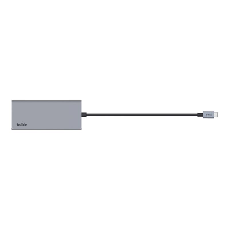 Belkin INC009BTSGY interface hub USB Type-C 10000 Mbit/s Zilver