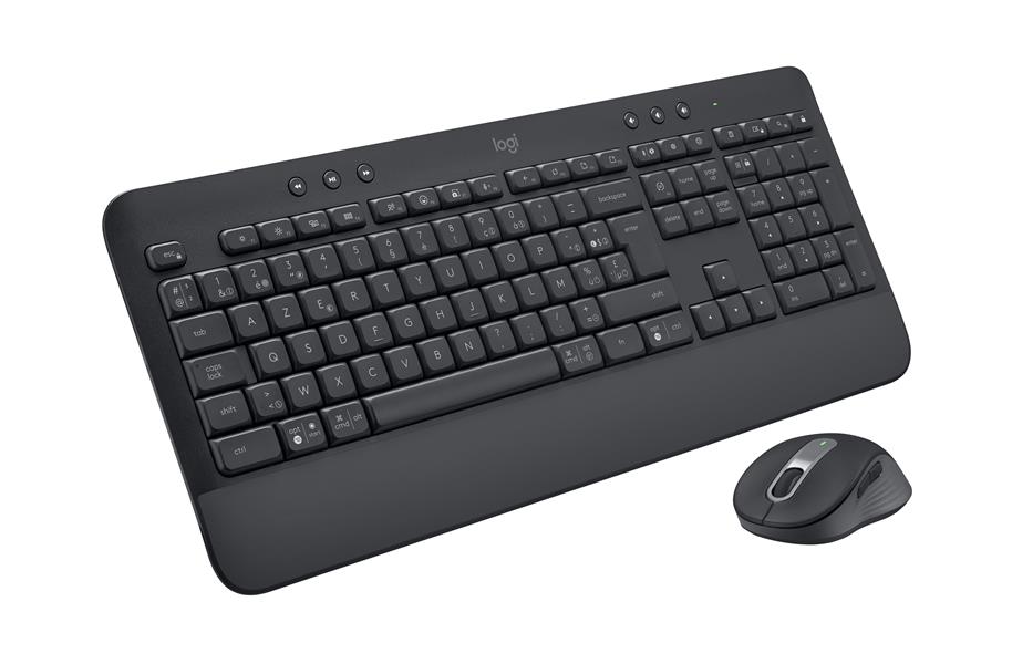 Logitech Signature MK650 Combo For Business toetsenbord Inclusief muis RF-draadloos + Bluetooth AZERTY Frans Grafiet