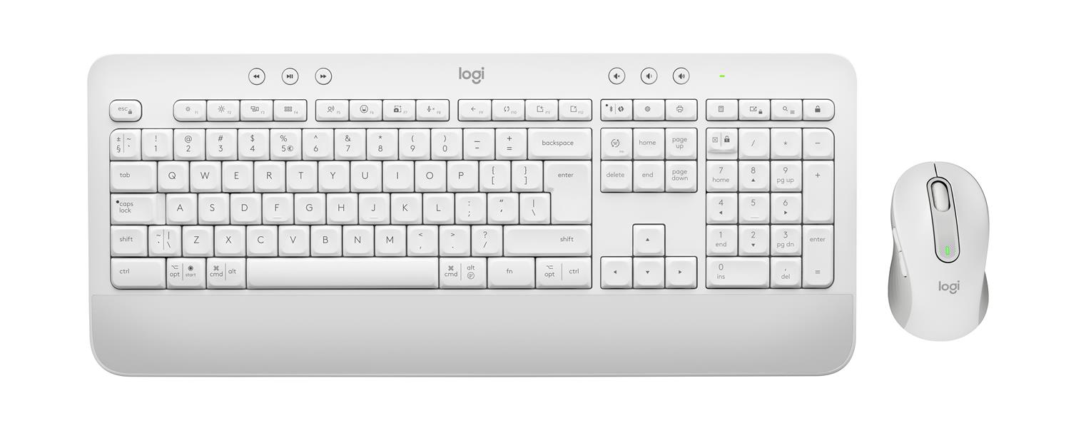 Logitech Signature MK650 Combo For Business toetsenbord Inclusief muis RF-draadloos + Bluetooth QWERTZ Duits Wit