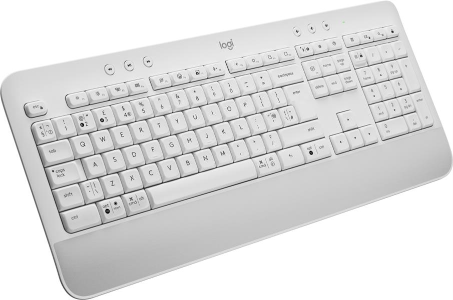 Logitech Signature K650 toetsenbord RF-draadloos + Bluetooth QWERTY UK International Wit