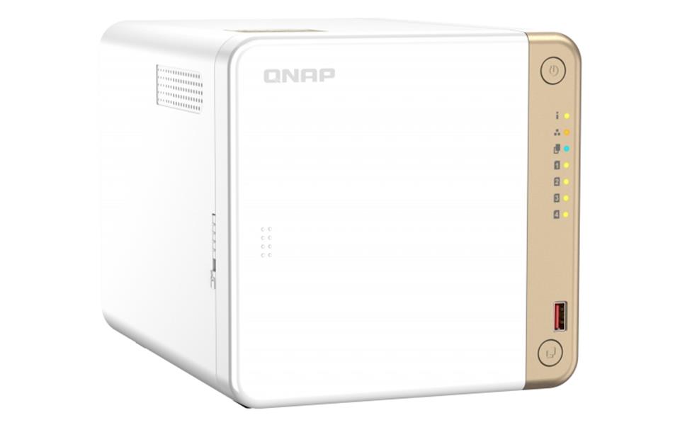 QNAP TS-462-2G data-opslag-server NAS Tower Ethernet LAN Wit N4505