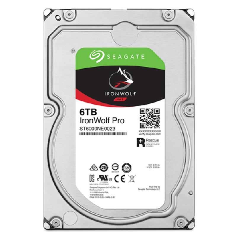 Seagate IronWolf Pro ST6000NT001 interne harde schijf 3.5"" 6 TB