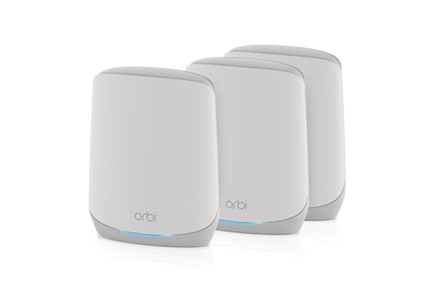 NETGEAR Orbi RBK763S Tri-band (2.4 GHz / 5 GHz / 5 GHz) Wi-Fi 6 (802.11ax) Wit 7 Intern