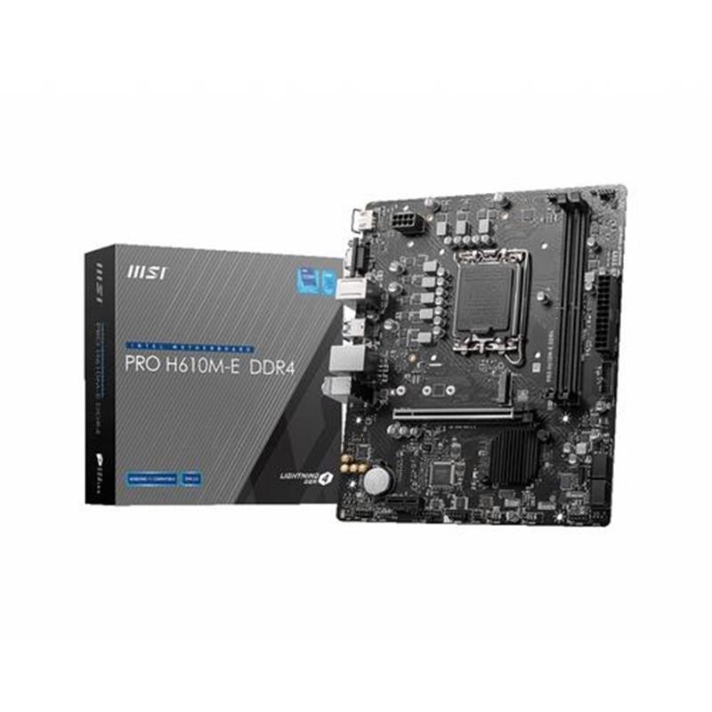 MSI moederbord Intel H610 LGA 1700 micro ATX