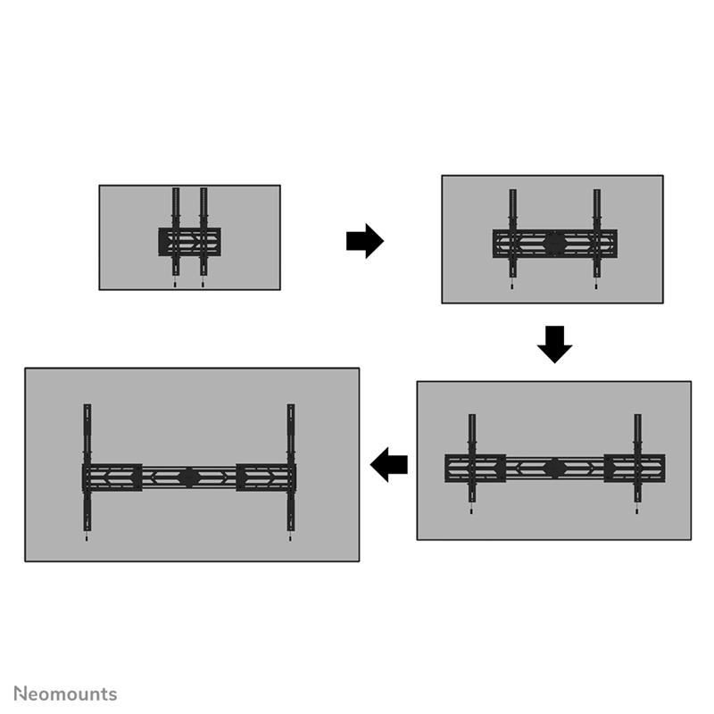 Neomounts heavy duty TV wandsteun