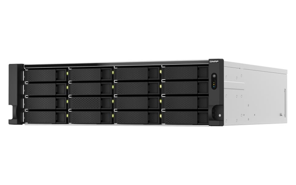 QNAP TS-h2287XU-RP NAS Rack (3U) Ethernet LAN Zwart, Wit E-2336