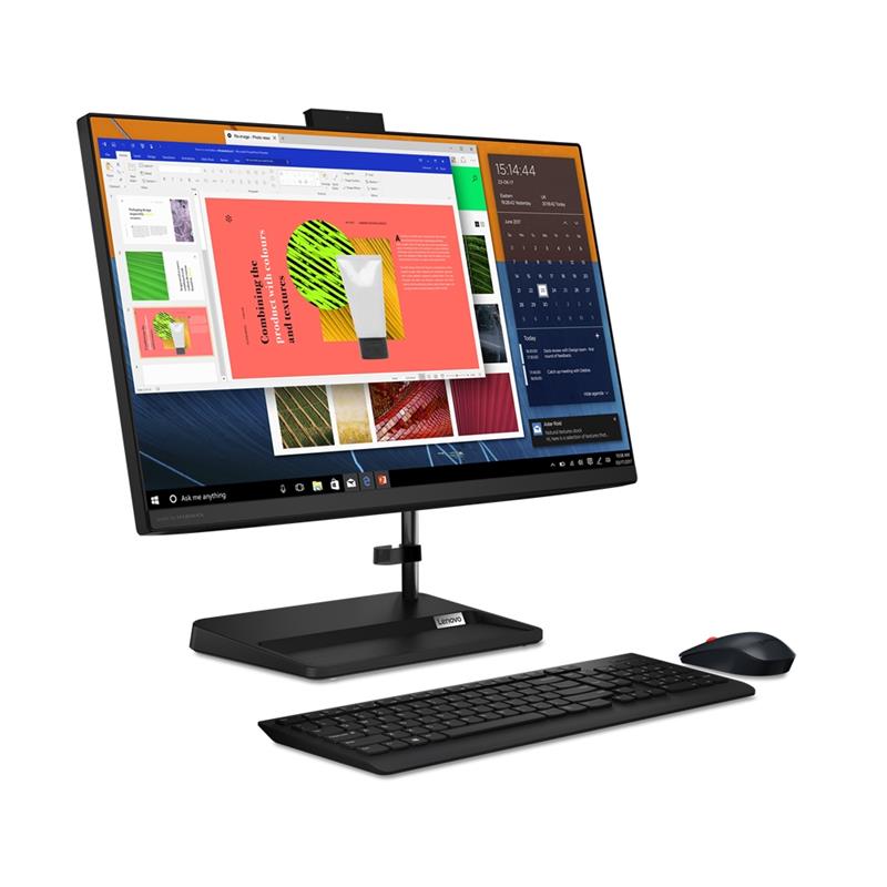 Lenovo IdeaCentre AIO 3 24ALC6 AMD Ryzen™ 5 60,5 cm (23.8"") 1920 x 1080 Pixels 8 GB DDR4-SDRAM 256 GB SSD Alles-in-één-pc Windows 11 Home Wi-Fi 6 (80