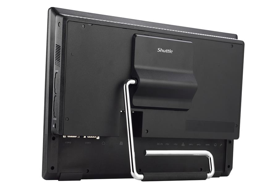 Shuttle P52U PC/workstation barebone Alles-in-een Zwart Intel SoC Ingebouwde luidsprekers 5205U 1,9 GHz