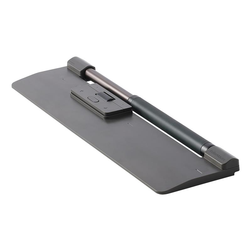 RollerMouse Pro Wireless with Extended wrist rest in Dark grey fabric leather