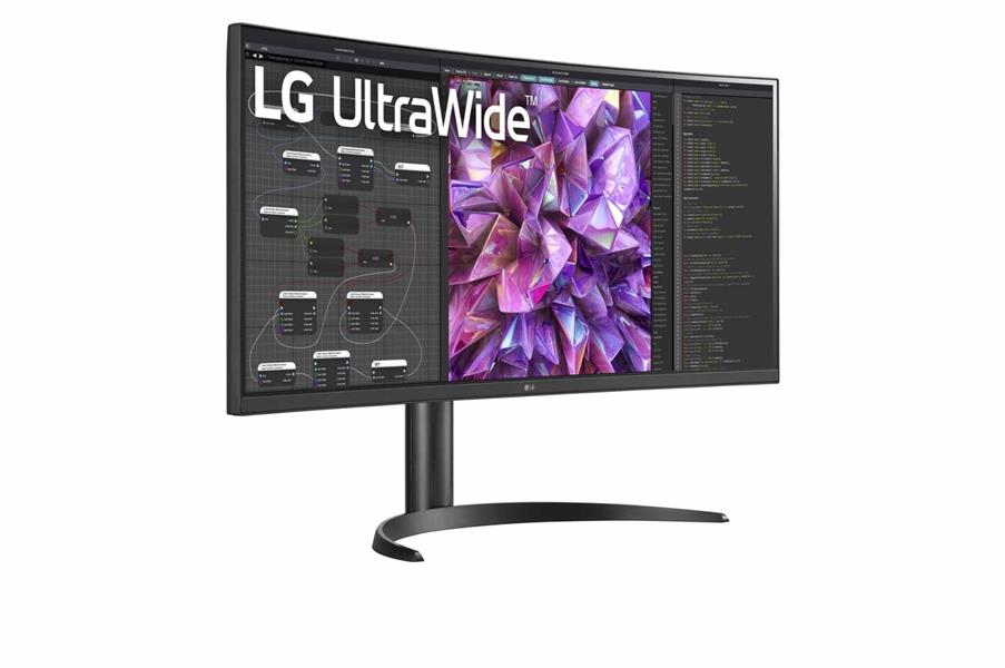 LG 34WQ75C-B computer monitor 86,4 cm (34"") 3440 x 1440 Pixels Quad HD LCD Zwart