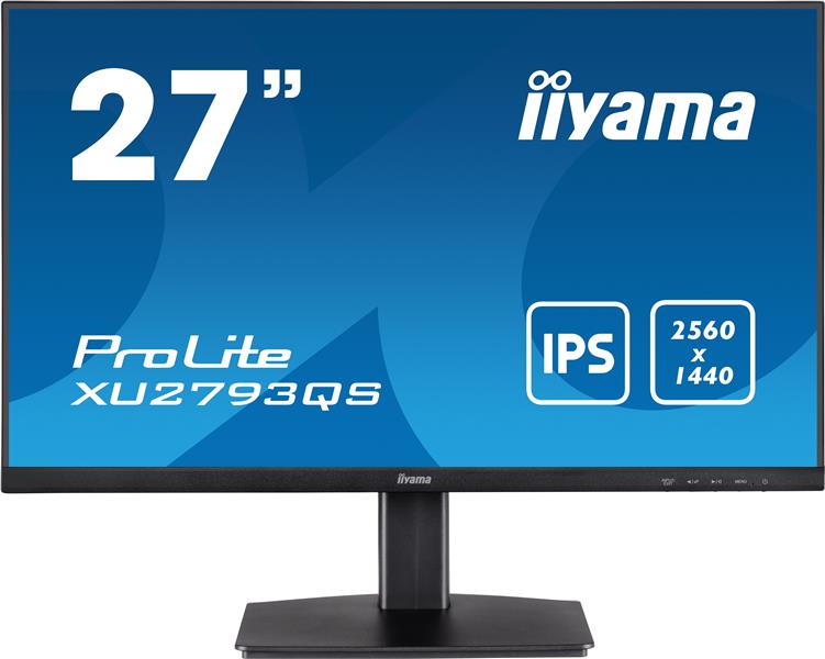 iiyama ProLite XU2793QS-B1 computer monitor 68,6 cm (27"") 2560 x 1440 Pixels Wide Quad HD LED Zwart