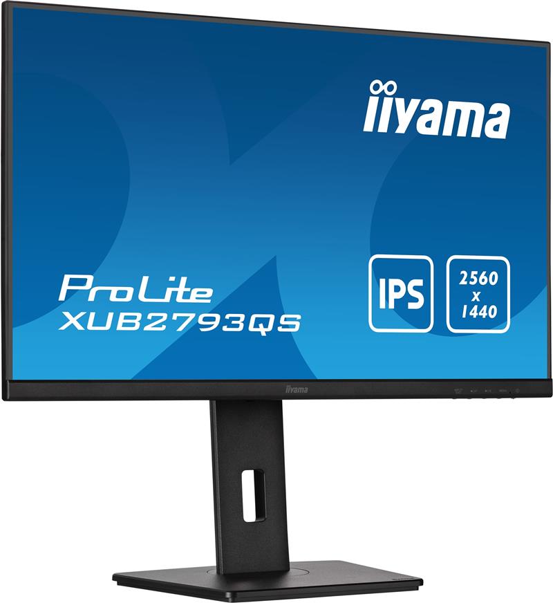 iiyama ProLite XUB2793QS-B1 computer monitor 68,6 cm (27"") 2560 x 1440 Pixels Wide Quad HD LED Zwart