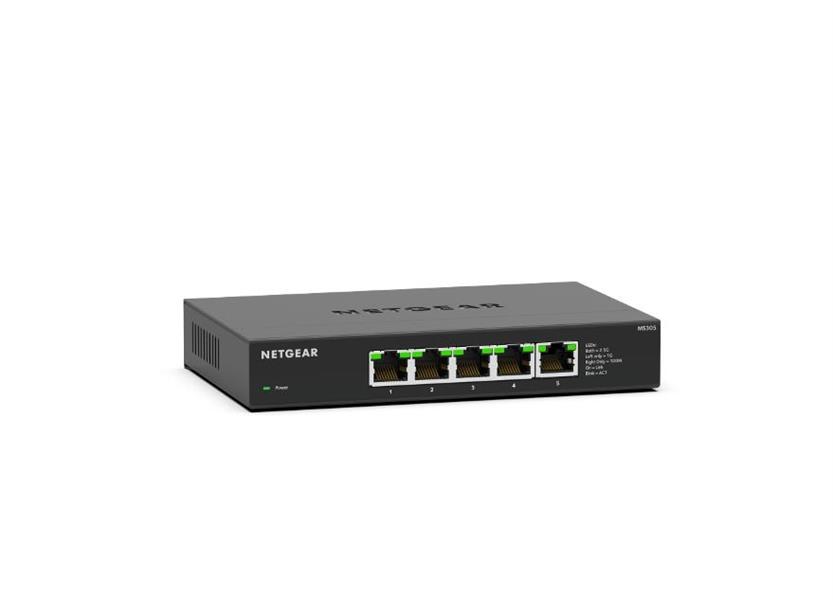 NETGEAR MS305-100EUS netwerk-switch Unmanaged 2.5G Ethernet (100/1000/2500) Zwart