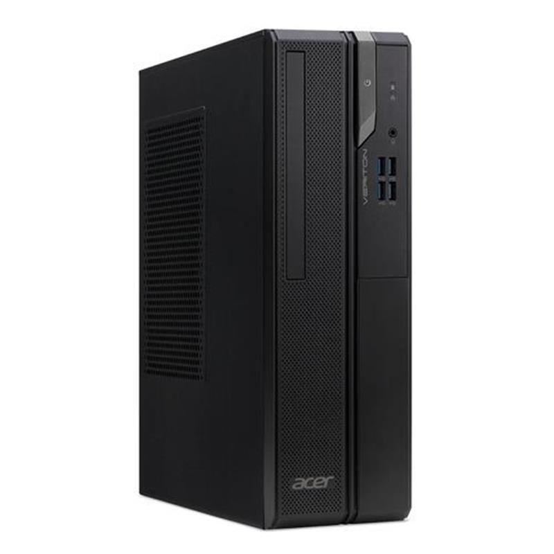 Acer Veriton X X2690G Desktop Intel® Core™ i3 i3-12100 8 GB DDR4-SDRAM 128 GB SSD Windows 11 Pro PC Zwart